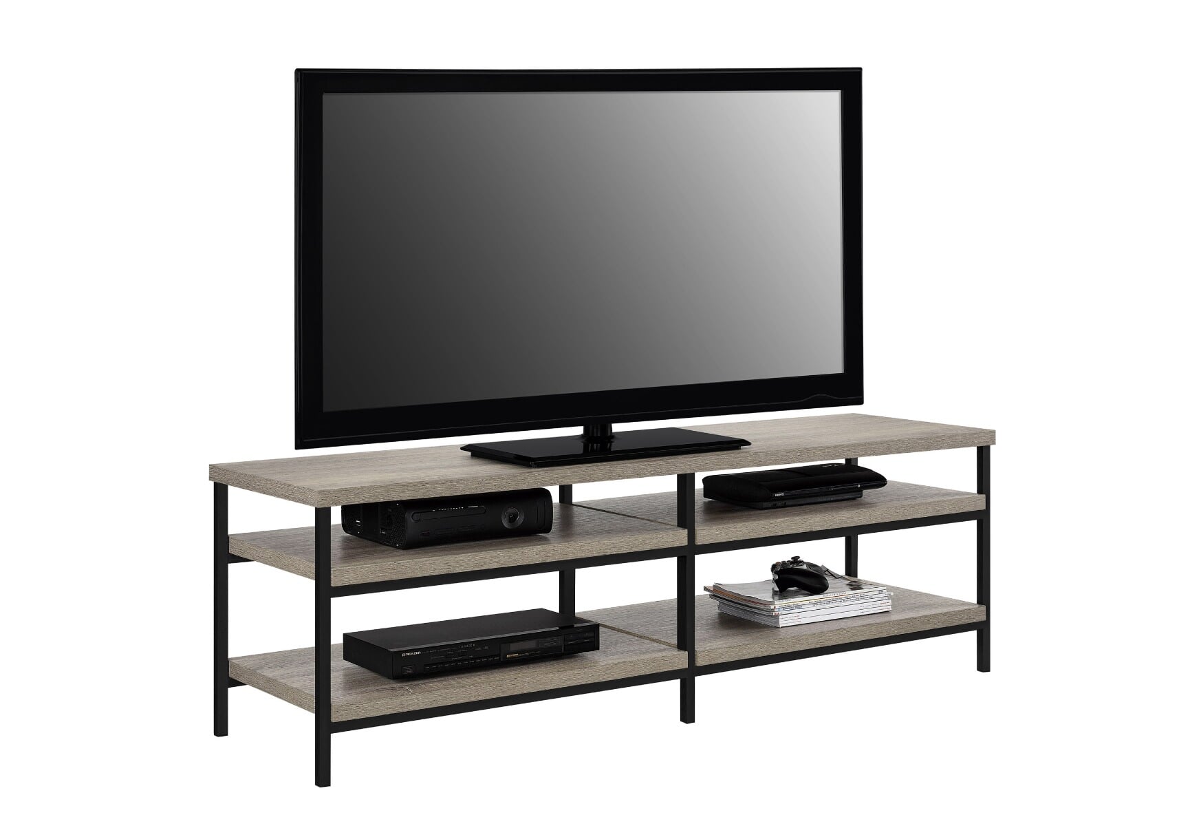 Gray tv stand on sale 60 inch