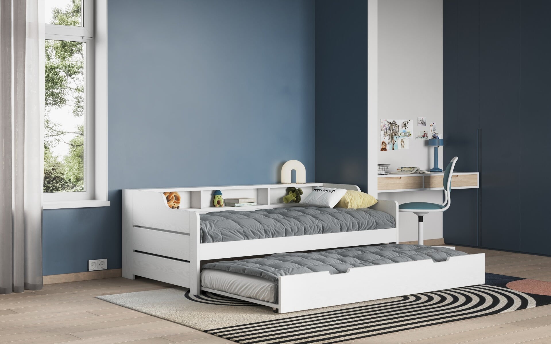 White twin trundle deals