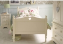 Little Folks Furniture Fargo Single Bed Frame with Carved Hearts