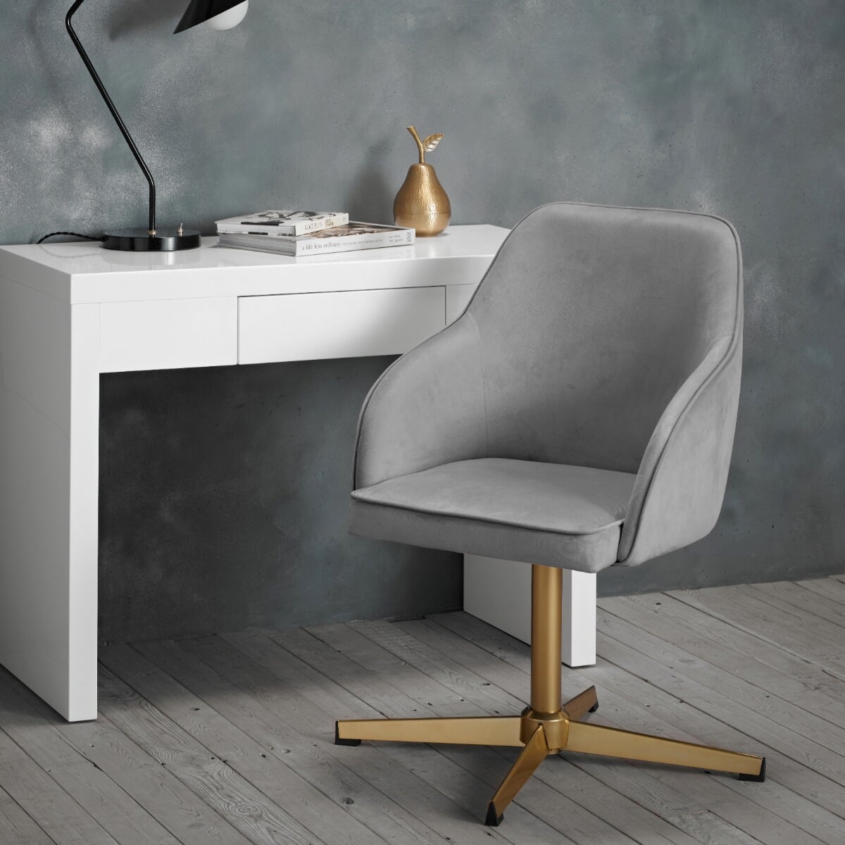 Canvas desk online chair