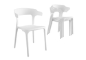 Novogratz Felix Stacking Dining Chairs Set of 4