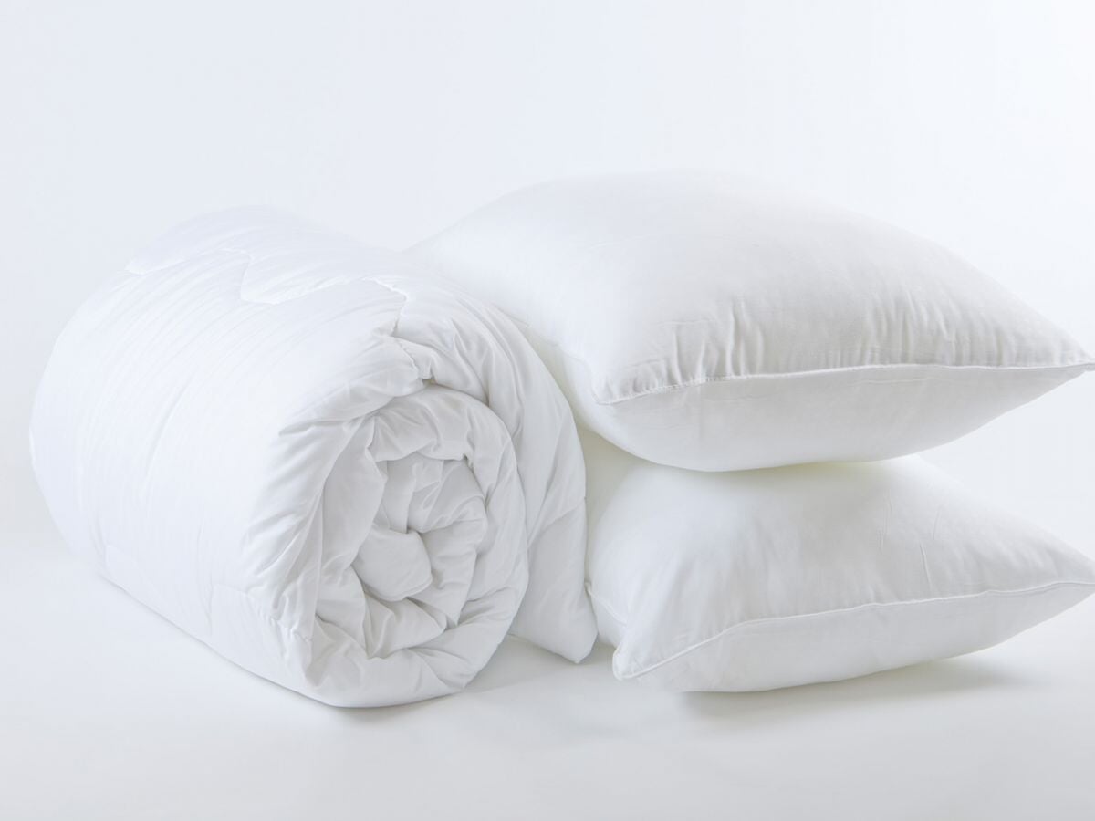 Single duvet and shop pillows
