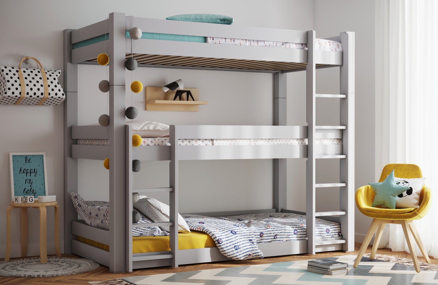 Acme triple deals bunk bed