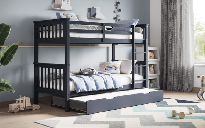 Flair Wooden Zoom Bunk With Trundle