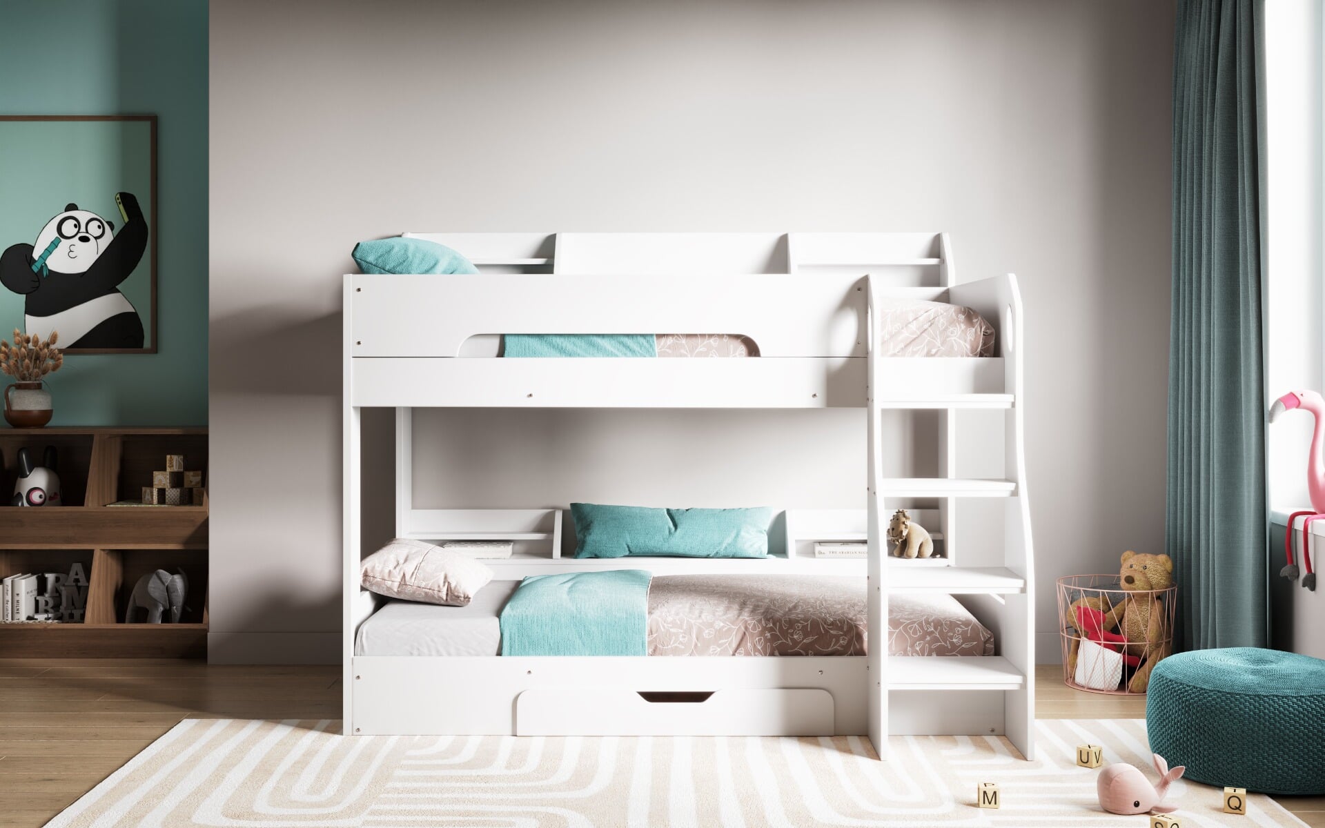 Rowley twin over deals full bunk bed