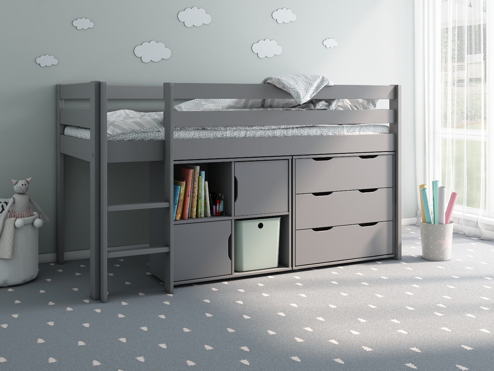 cabin bed with drawers