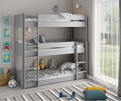Kids Triple Bunk Beds Free Delivery, Flair Triple Decker Bunk Bed