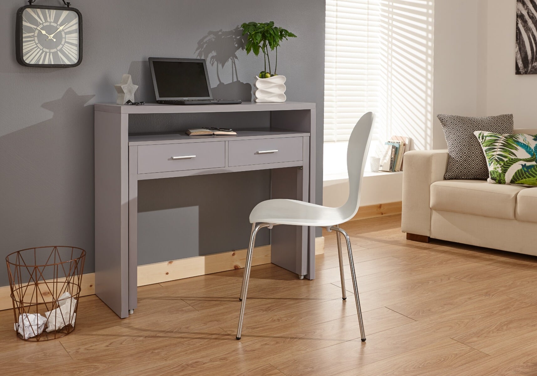 console table that doubles as desk