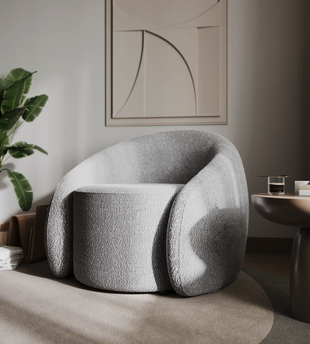 Gray hotsell swivel rocker