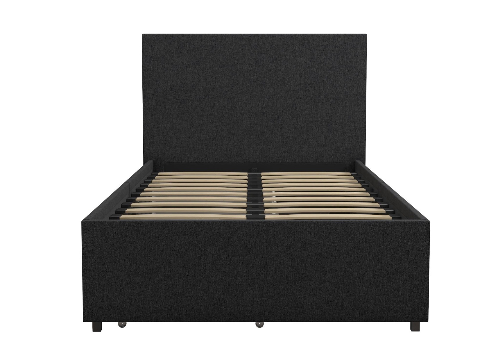 Novogratz Kelly Linen Storage Bed Frame 