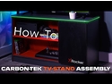 Carbon-Tek TV-STAND With LED - Assembly Video