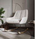 Flair Isabelle Boucle Rocking Chair Cream