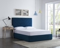 LPD Islington Blue Velvet Fabric Bed Frame