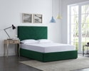 LPD Islington Green Velvet Fabric Bed Frame