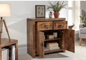GFW Jakarta Compact Sideboard Mango with a traditional mango wood effect finish combined with a modern design