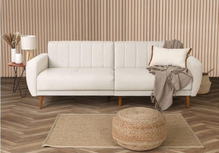 Gainsborough Japandi Storage Sofa Bed Elegant contemporary style Available in 3 colours Deep padding wooden legs