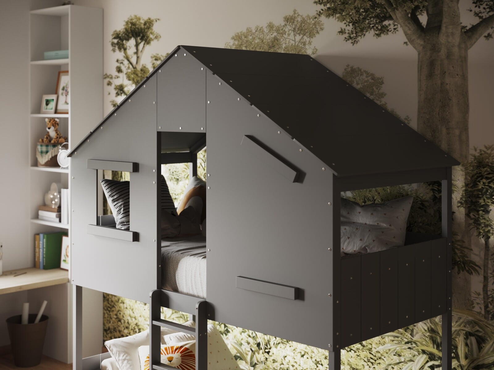 Jungle cabin deals bed