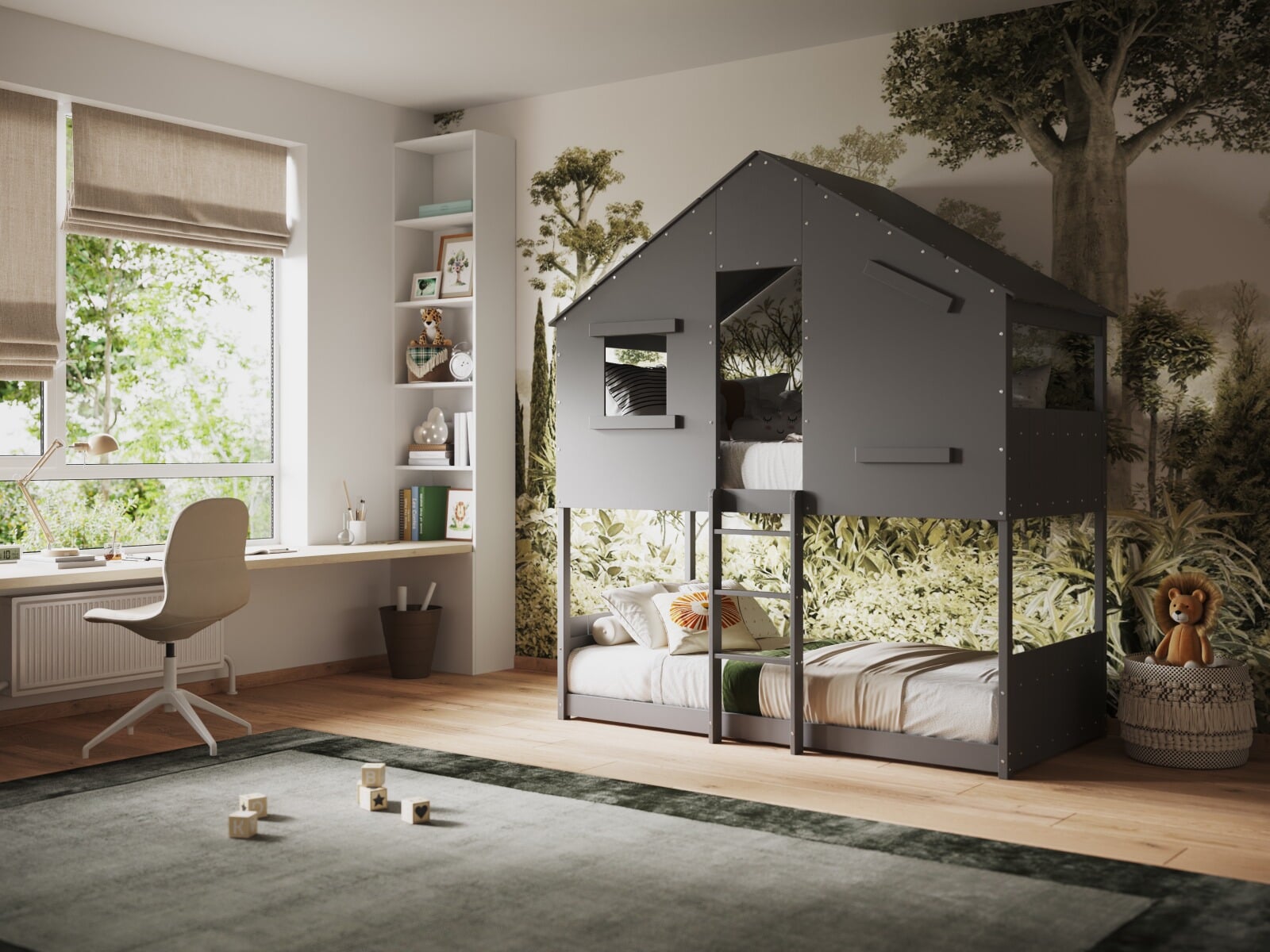 Kids jungle bed outlet