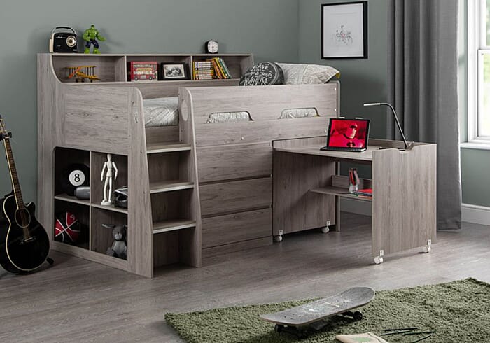 Kids Cabin Beds – Storage Beds - Mid Sleepers – Bed Kingdom