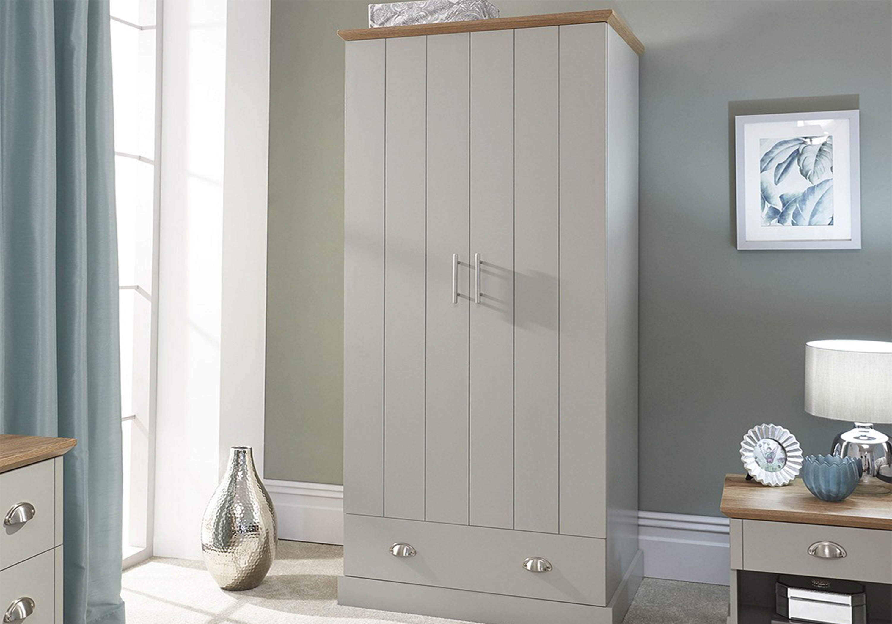 2 door 1 shop drawer wardrobe