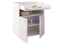 Kidsaw Kudl Kids Changing Board Cupboard with Storage 1270 - White