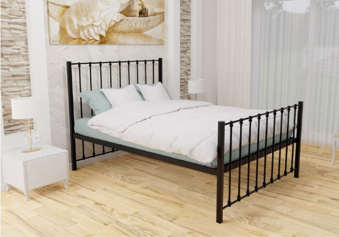 Metal Beds Ltd Krisjon Wrought Iron Bed, Wrought Iron King Single Bed Frame