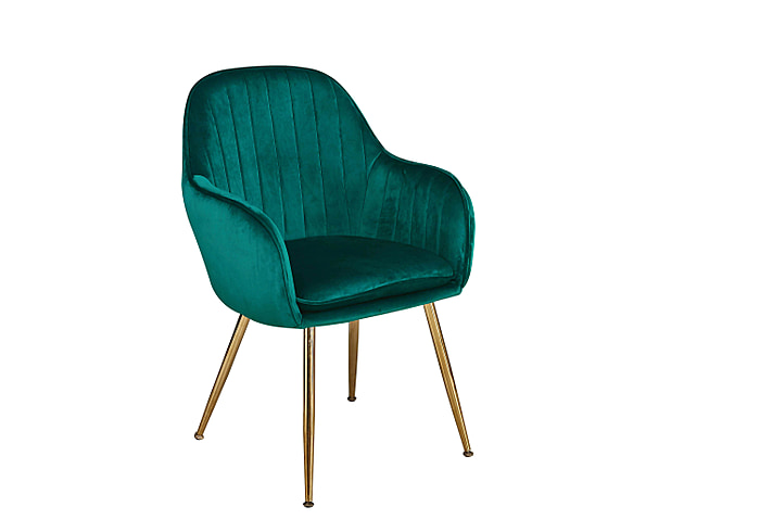 Lara Dining Chair - Forest Green