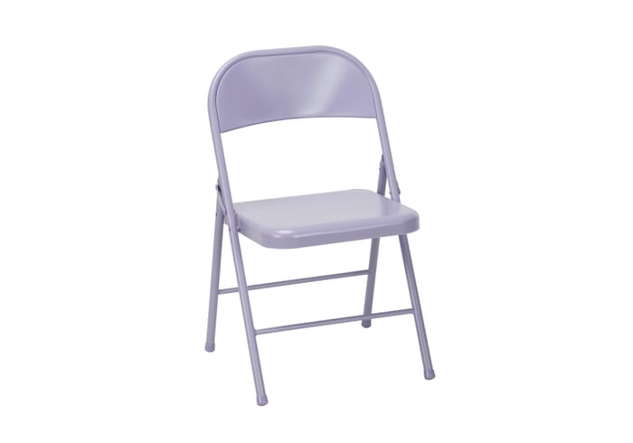 Novogratz All Steel Folding Chairs Set of 2