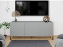 Flair Lenny Painted Sideboard Grey with Brass Accents (160x40)