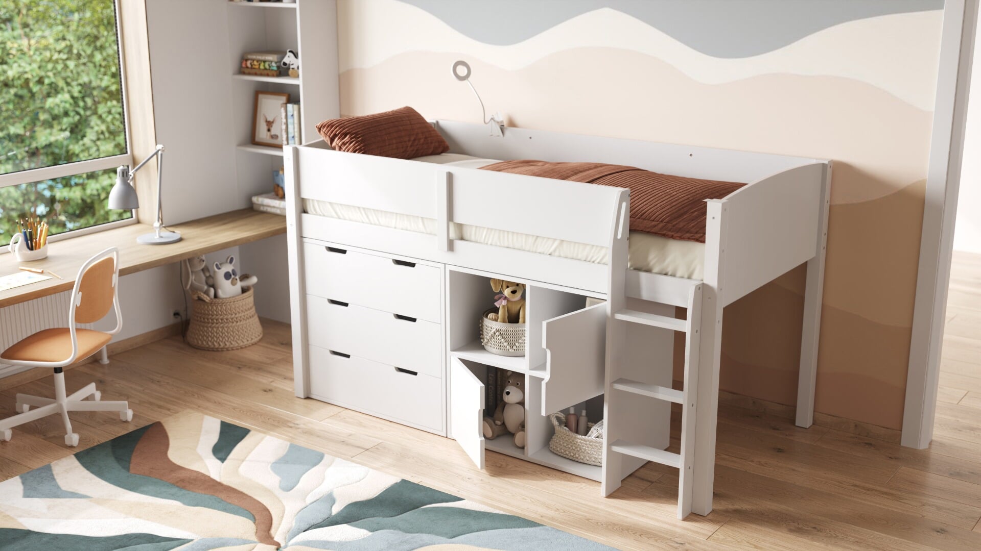 Double top mid sleeper