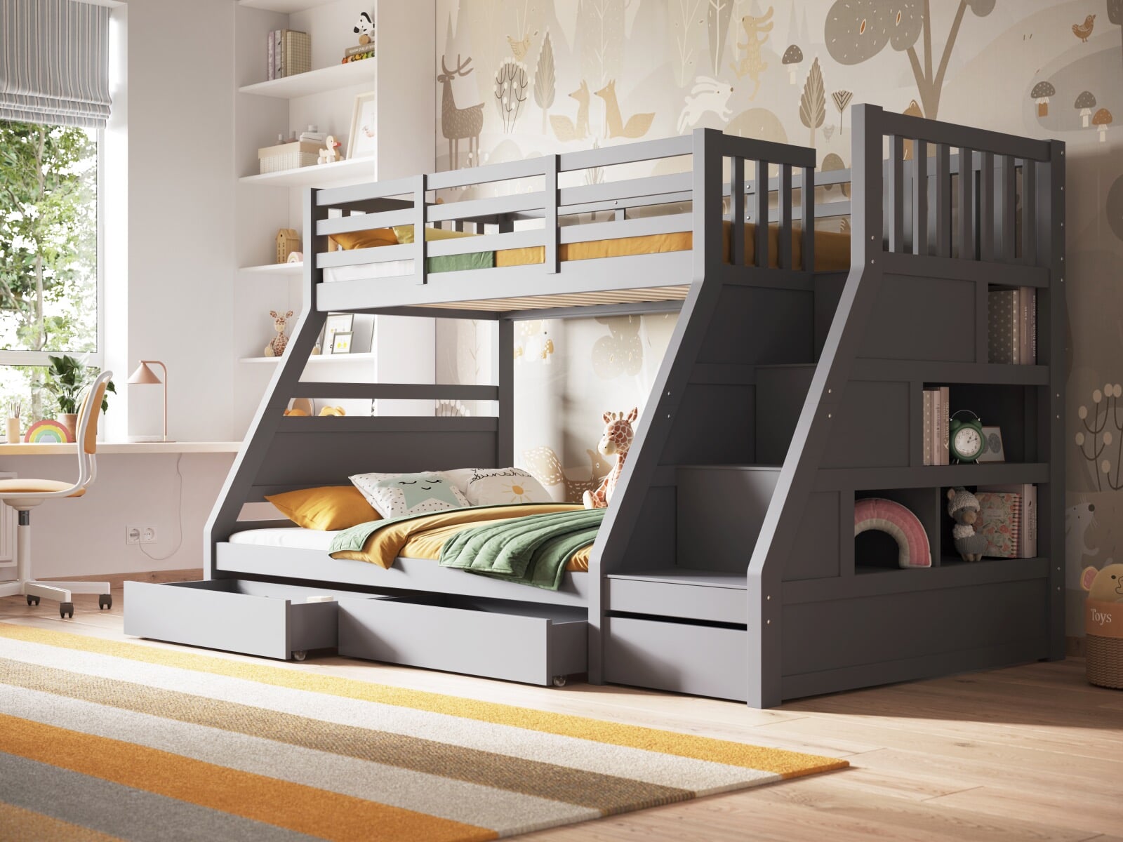 Bedkingdom triple shop bunk bed