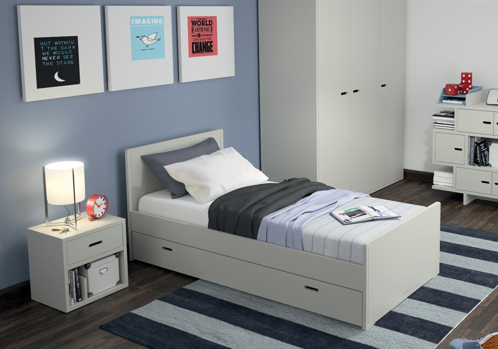 Mathy By Bols Madaket Single Bed And Optional Trundle