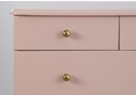 Flair Maddie Chest of Drawers Pink and Brass