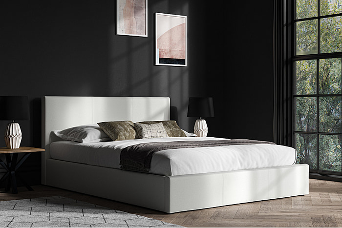 Emporia Beds Madrid Ottoman in White