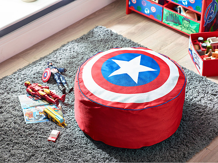 Marvel Captain America Round Bean Bag