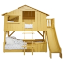 Mathy By Bols Treehouse Bunk Bed With Platform & Slide