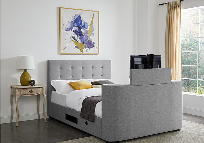 LPD Mayfair Fabric TV Bed Frame