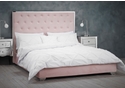LPD Meribel Pink Velvet Bed Frame