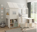 Kids Avenue Midi Playhouse with Desk and Cube Storage