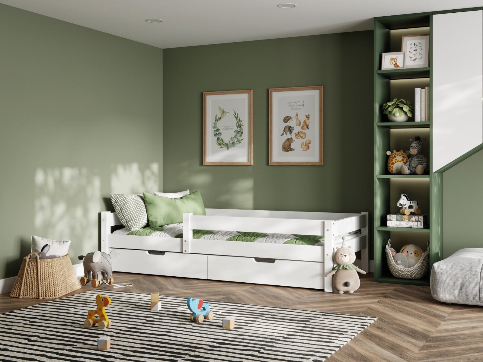 Flair Milo Single Bed with Storage