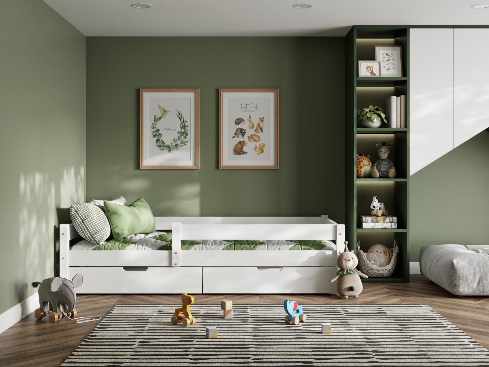 Flair Milo Single Bed with Storage