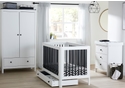 Ickle Bubba Tenby 3 Piece Furniture Set with Under Drawer includes cot bed wardrobe and changing unit modern design 2 colours