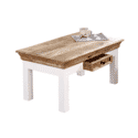 Indian Hub Alfie Coffee Table With Drawer Solid Mango Wood