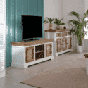 Indian Hub Alfie TV Cabinet Solid Mango Wood
