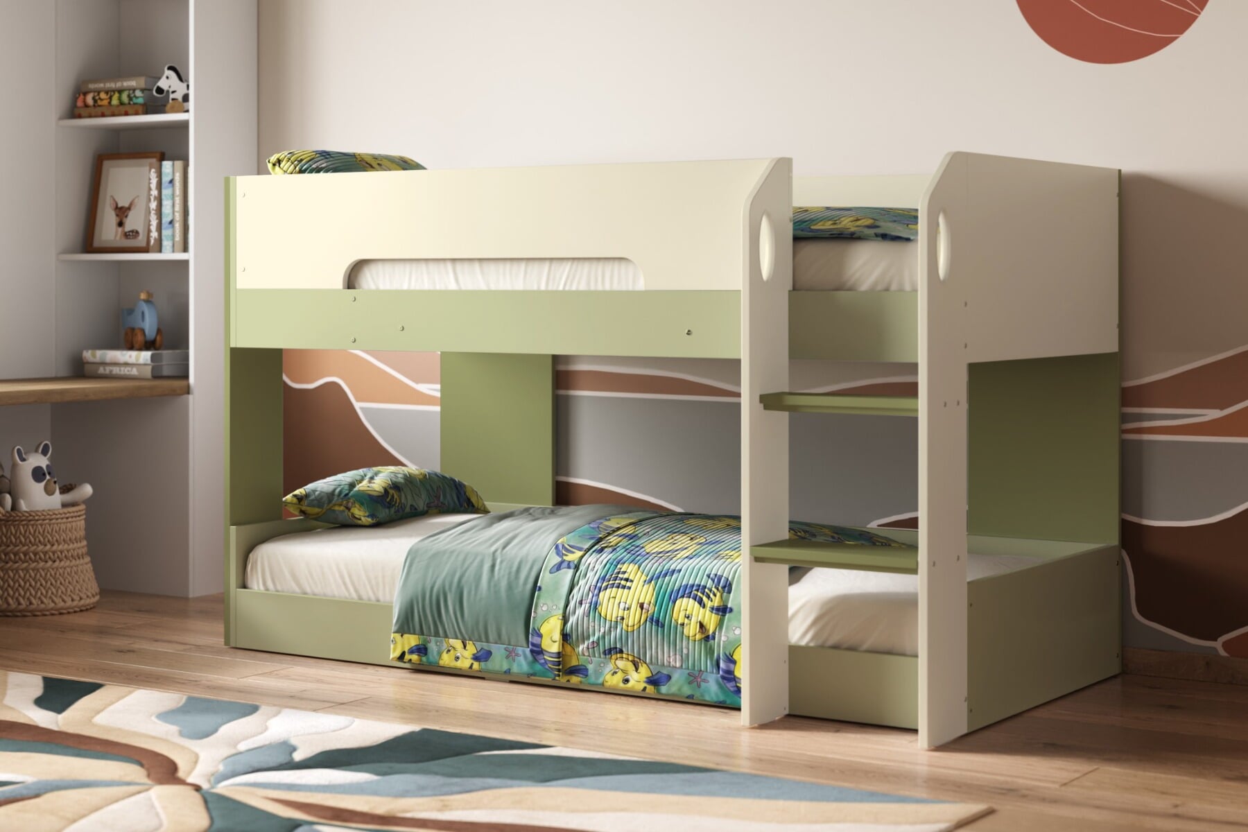 Mini twin shop bunk beds
