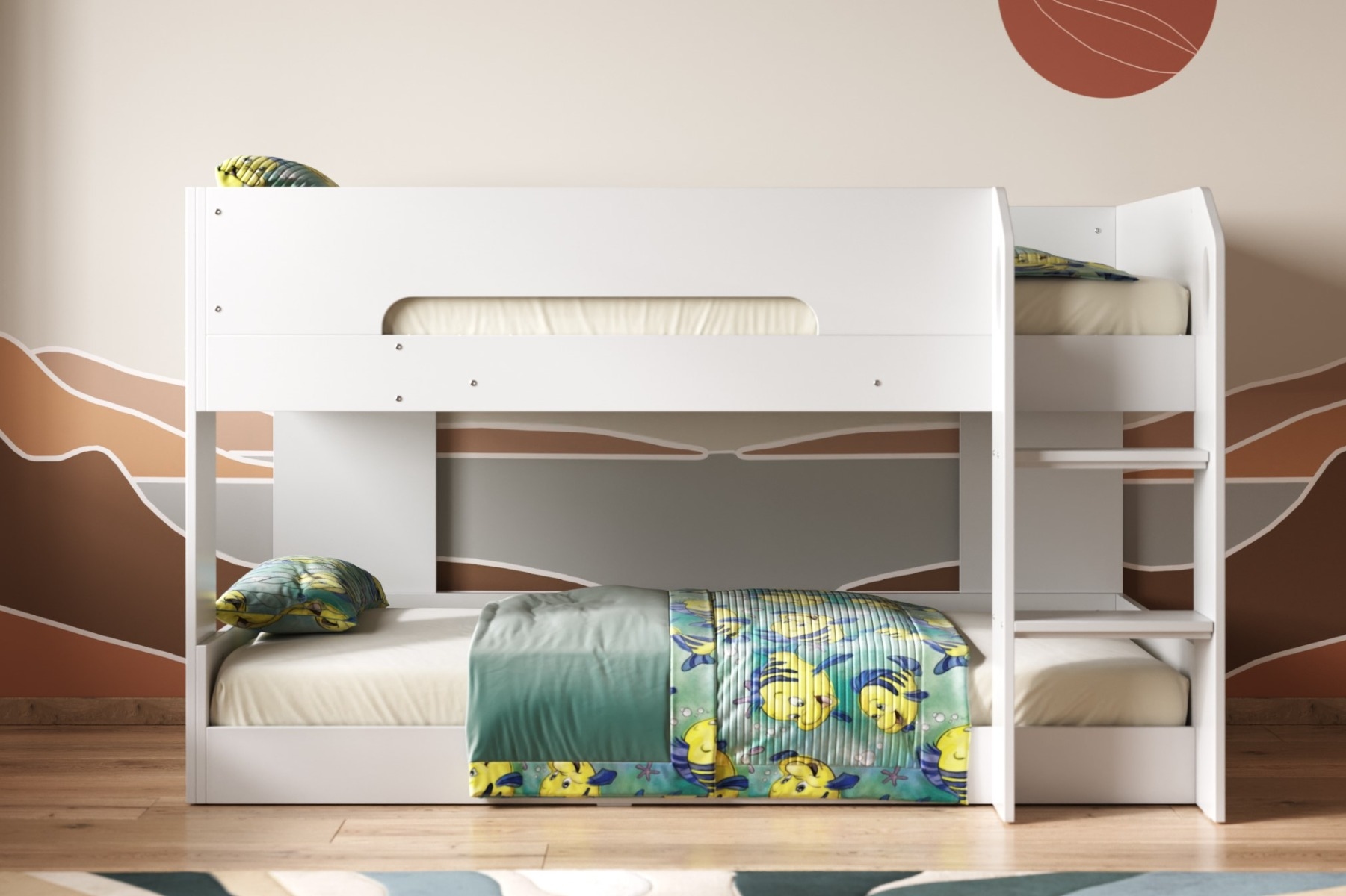 Flair Mystic Low Pod Bunk Bed White