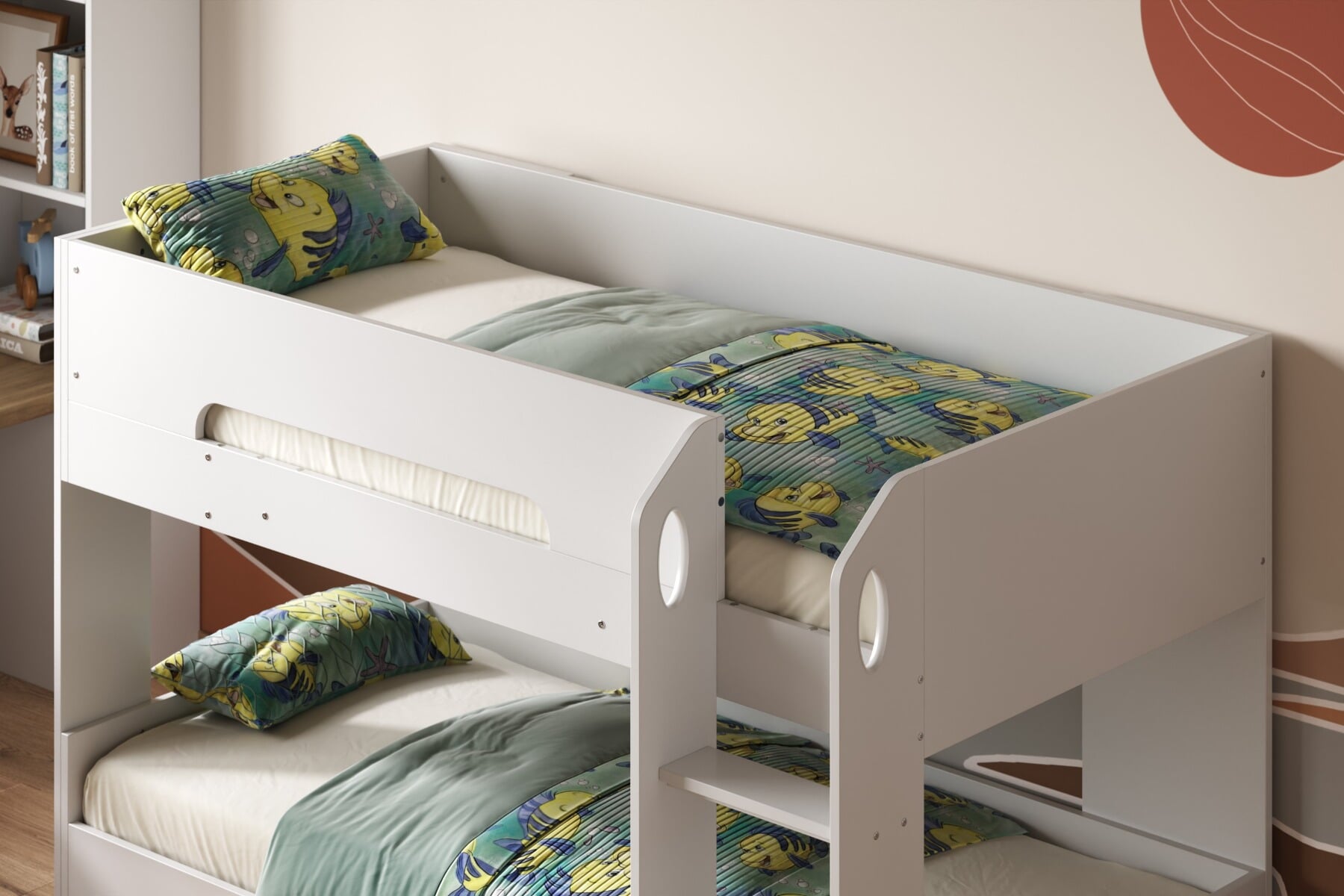 Small height sales bunk beds