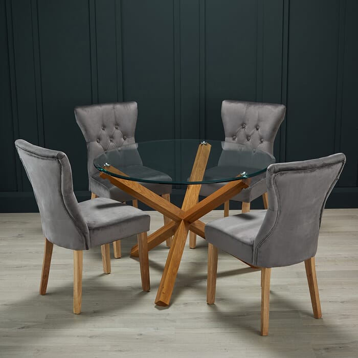 LPD Naples Chair Steel Grey Pack Of Two