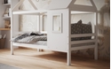 Flair White Wooden Nature Treehouse Bed