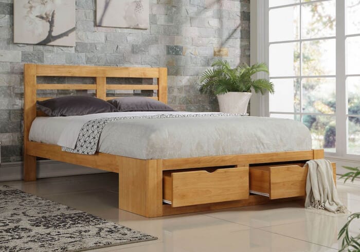 Flintshire Furniture New Bretton Wooden, Length And Width Of A King Size Bed Frame